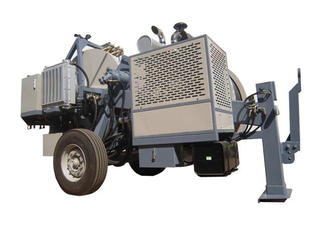 9T Transmission Line Stringing Equipment , 5km/H Correspending Tension Stringing Equipment
