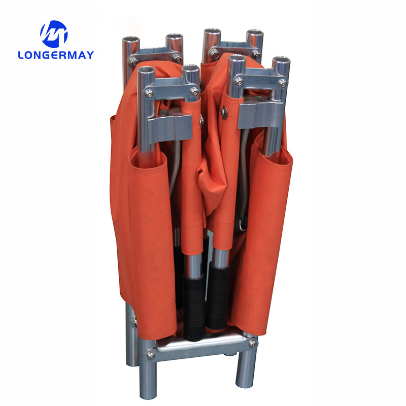 Portable Medical Emergency Fireproofing Waterproof Foldable Ambulance Stretcher