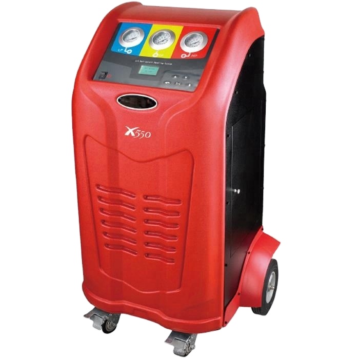 Car Repair Automatic AC Refrigerant Recovery Machine 1000w For Bus And Truck
