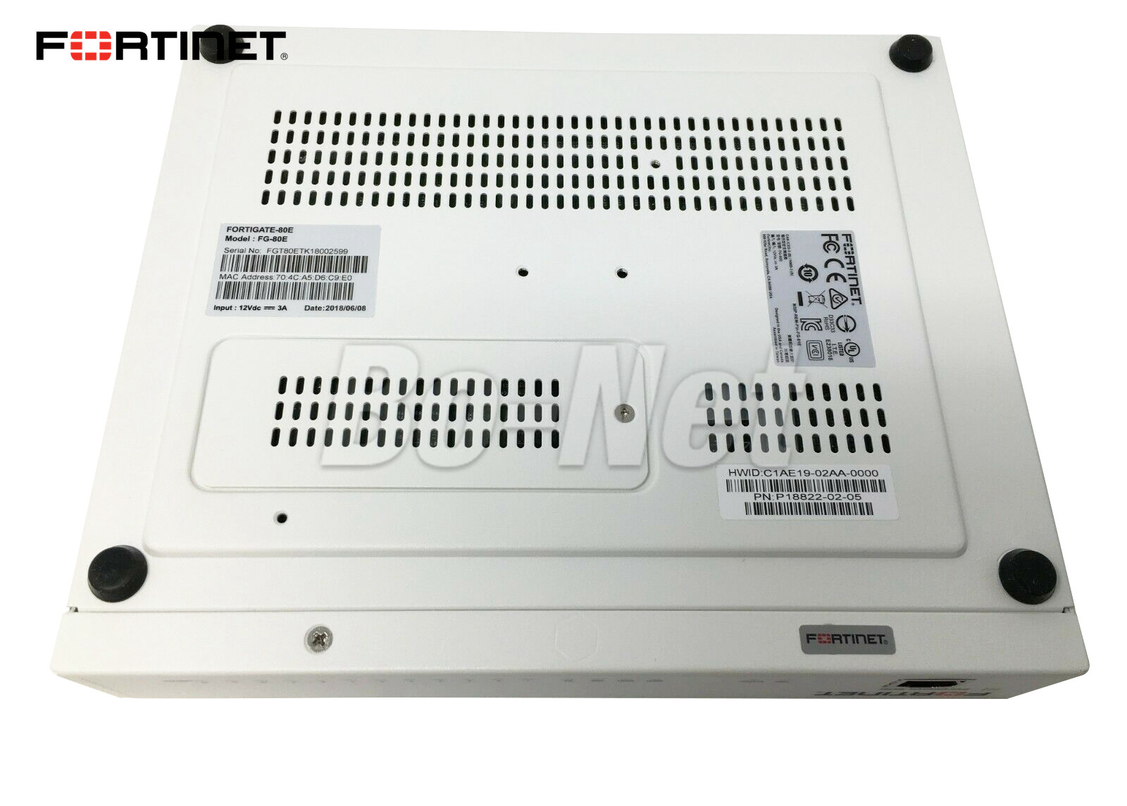 RJ45 Ports Cisco Business Firewall FG-80E Fortinet FortiGate 80E 14GE Security Appliance