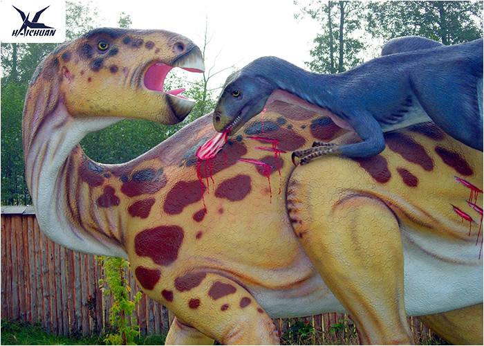 Animatronic Life Size T - Rex Dinosaur Models For Jurassic Park Decoration