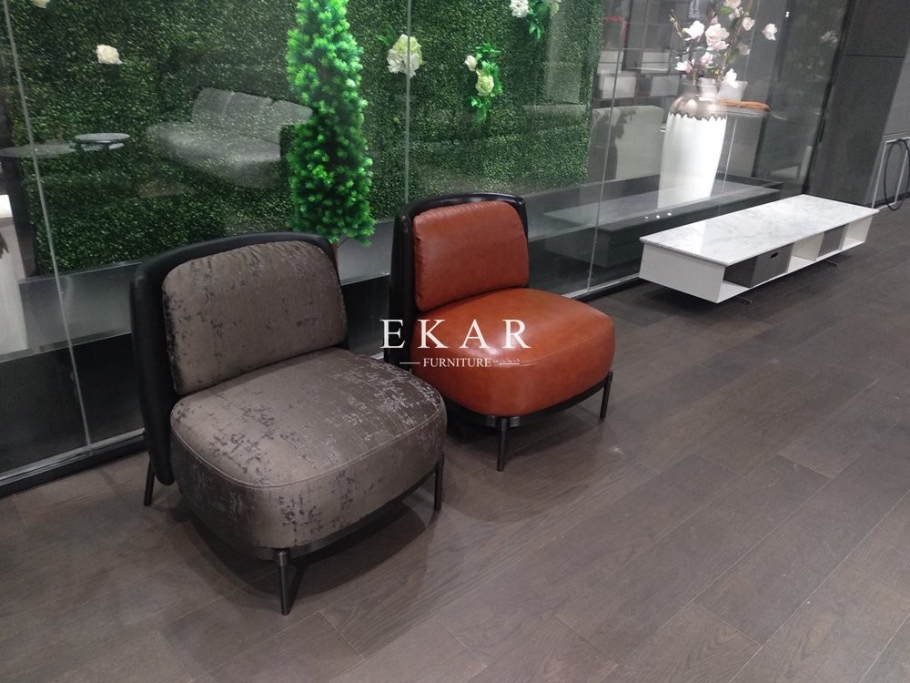 Living Room Metal Legs Contemporary Design Fabric Modern Sofa Set