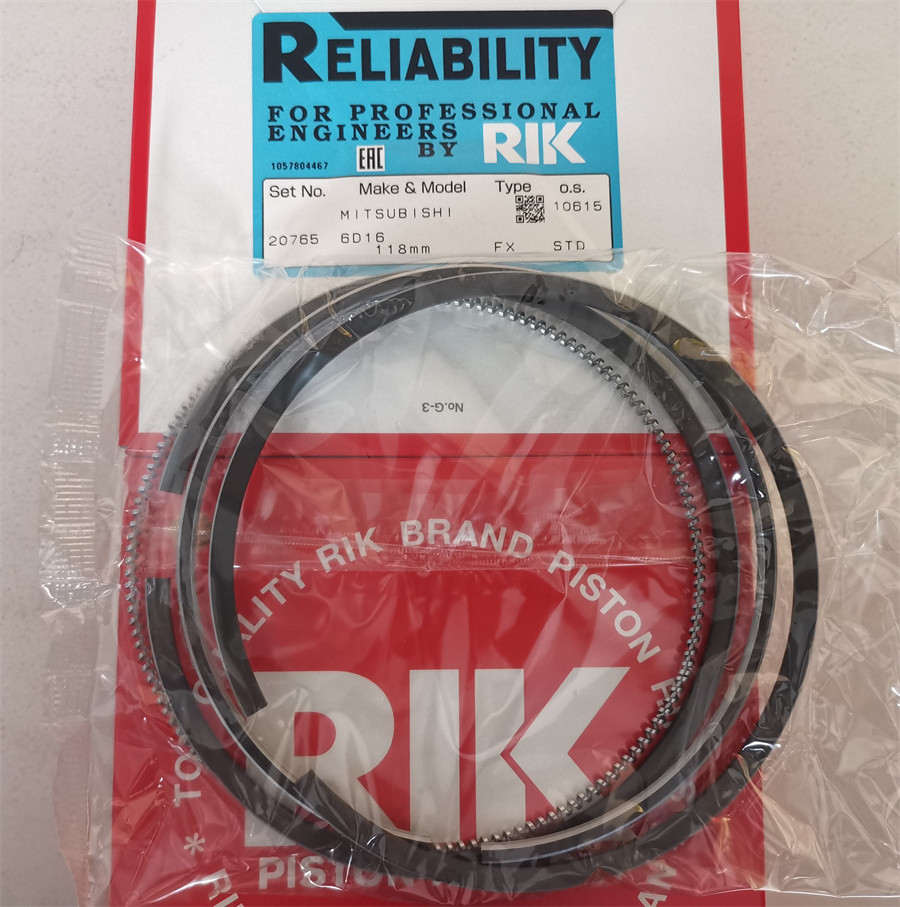 Mitsubishi Diesel Engine RIK Piston Rings 6D16 ME047030