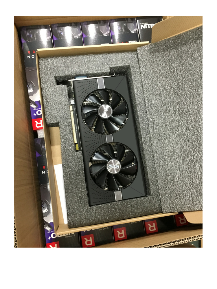 Used 256bit Miner Graphics Card AMD SAPPHIRE RX580 8GB Graphics Card