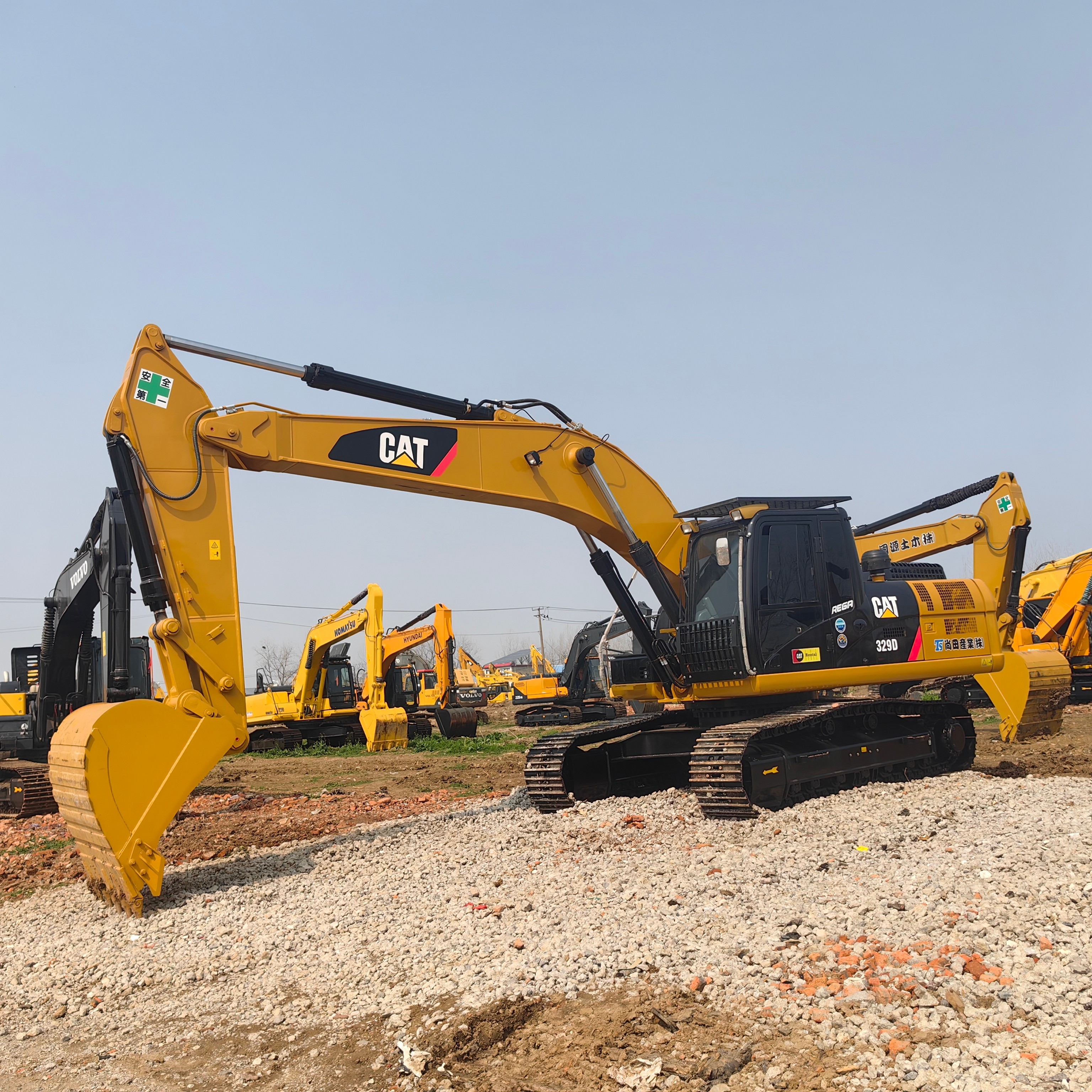 Used Cat 329 Heavy Machinery 29 Ton Excavator Secure Durable Construction Diggers