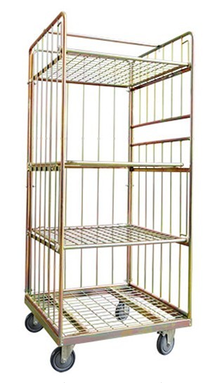 Euro Warehouse Logistic and Storage Cart with Shelf manufacture factory