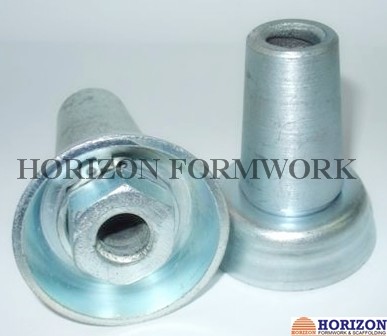 Concrete Walls Formwork Tie Rod System Steel Cone Removable Cover 75mm Size