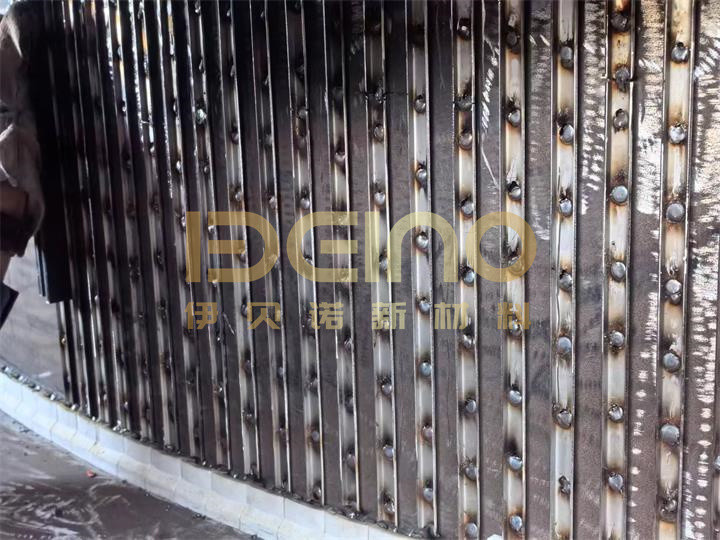 Ceramic Patch Wear-Resistant Pipe In Cement Plant