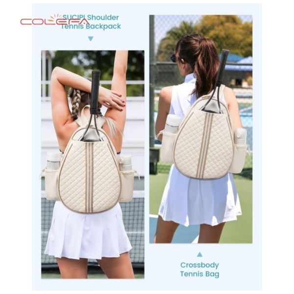 2026 New Style Lightweight Multi-Functional Polyester Backpack Waterproof Tennis Racket Backpack for Men & Women Suitable for Tennis and Badminton