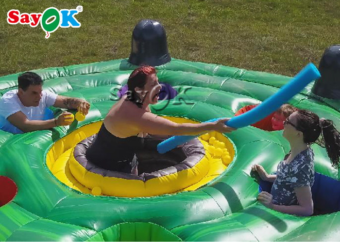 Outdoor Inflatable Games Adult Interactive Game Inflatable Whack A Mole Game For Party 4.5mx1.8mH
