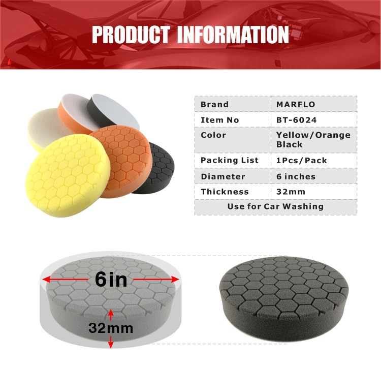 4 Inch 5 Inch Customized Drill Polishing Pad Kit Buffing Pads For Cars