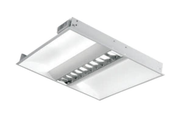 White Color LED Ceiling Grid Lights Recessed T8 Grid Fixture 3 Years Warranty
