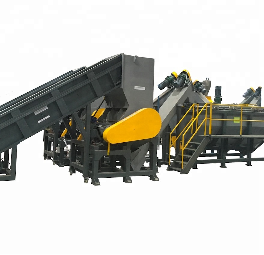 LDPE HDPE Plastic Washing Recycling Machine 2000kg/H PET Bottle Washing Line