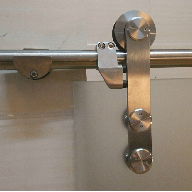 Frosted Tempered Glass Sliding Door Toughened With Hardware Kit