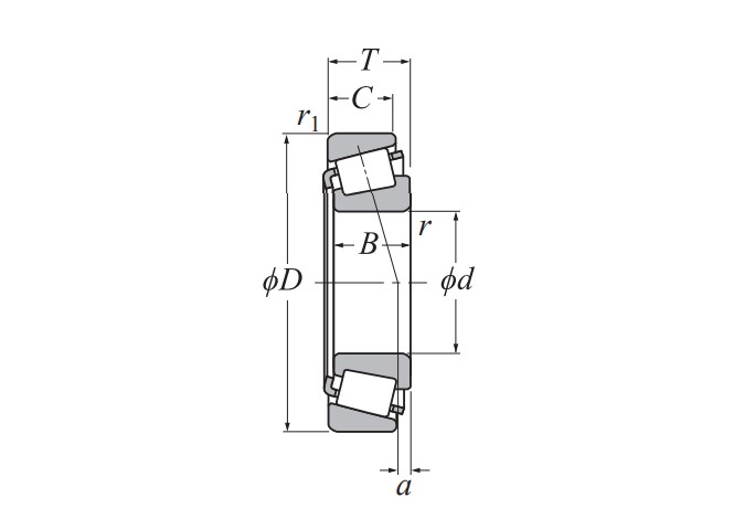 Tapered Roller Bearing 130611H 80611K1 Bearing With Forklift Bearings 60x150x33 For Agricultural Equipment