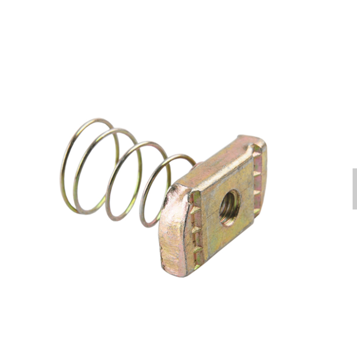 Unistrut Channel Spring Nut Yellow Zinc Spring Nut Horn Spring Channel Nut