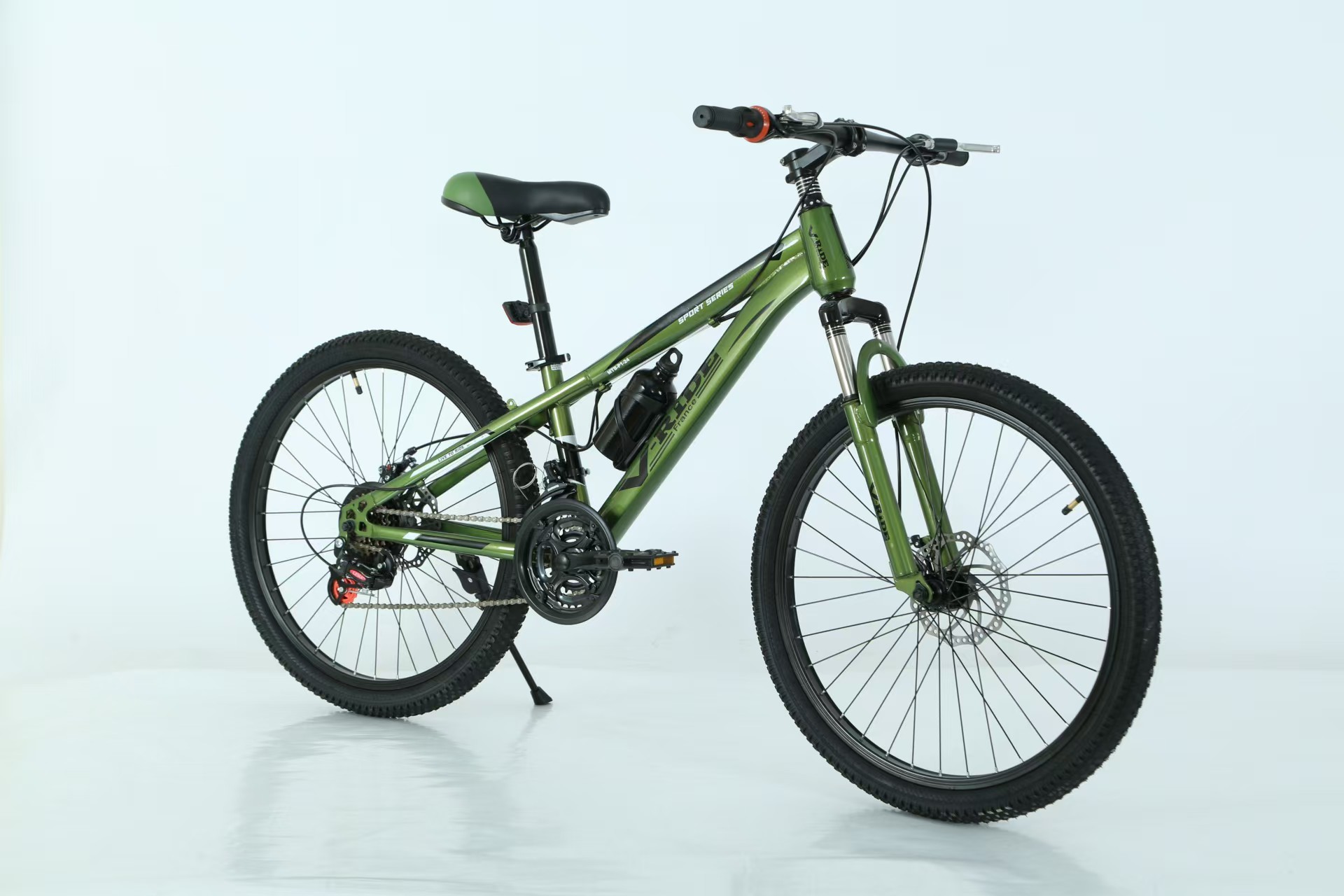 Aluminum Crankset 24 Inch Ladies Mountain Bike With Pedal Assist