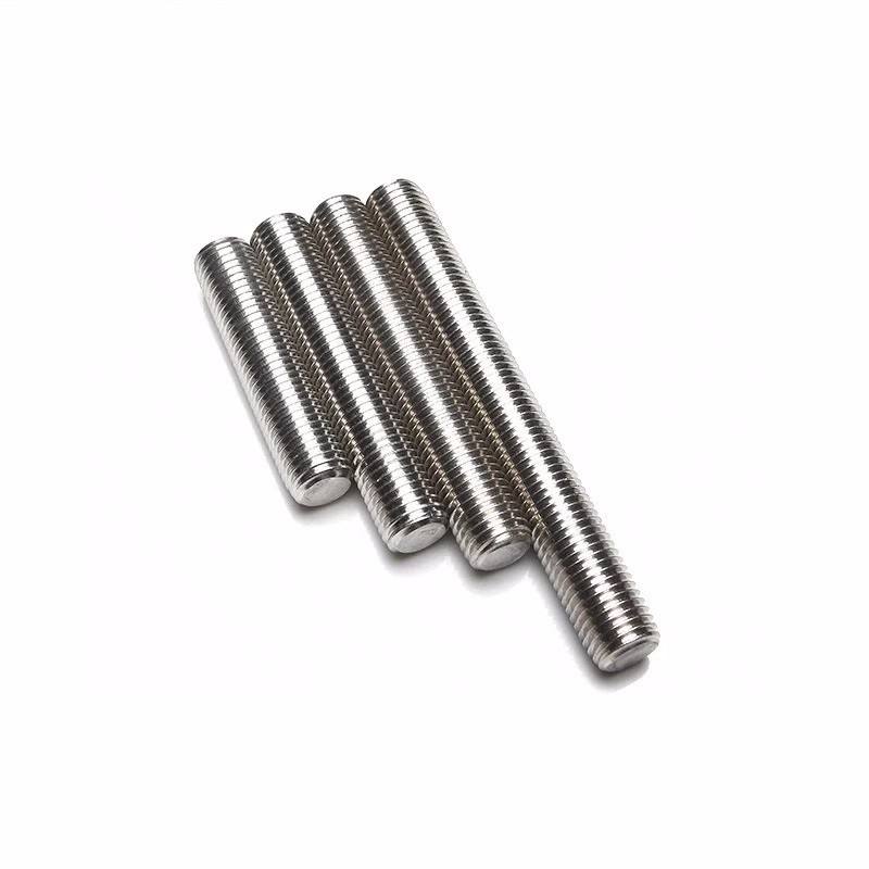 Brass Alloy Copper Bronze Full Thread Threaded Rod DIN 975 H59 H62 Nickel Tin Plated