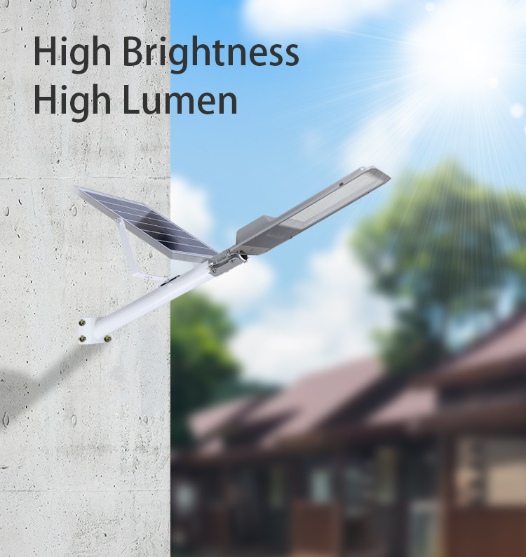 150W 250W 450W LED Solar Powered Street Light 6V 5 Modes Solar Road Lamp