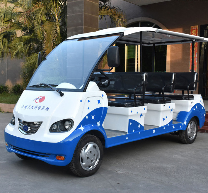 Multi Passenger Electric Sightseeing Bus , 8 Seater Golf Cart Street Legal
