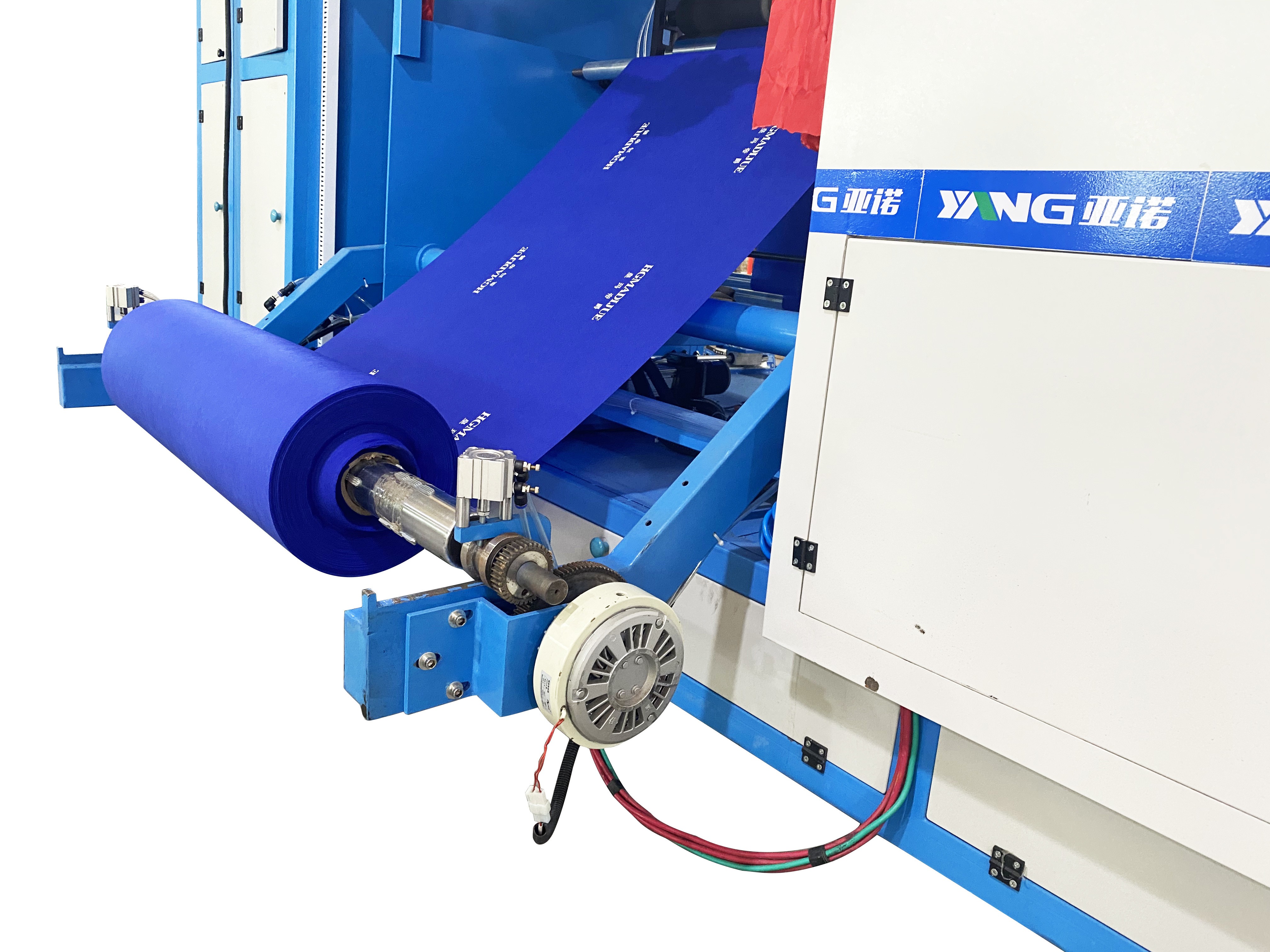 Automatic Monochrome Roll To Roll Non Woven Screen Printing Machine