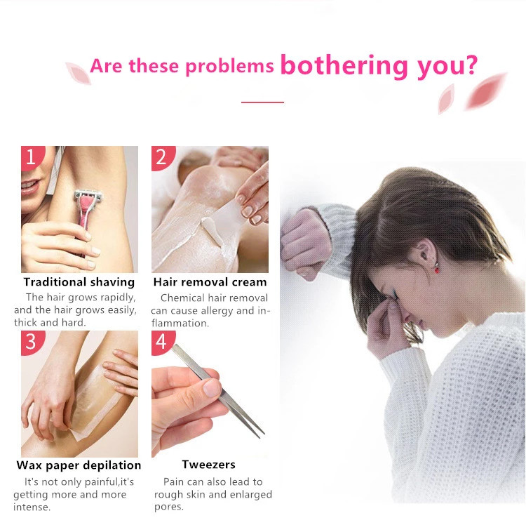 10 Minutes Full Body anti allergy Laser Hair Removal Handset