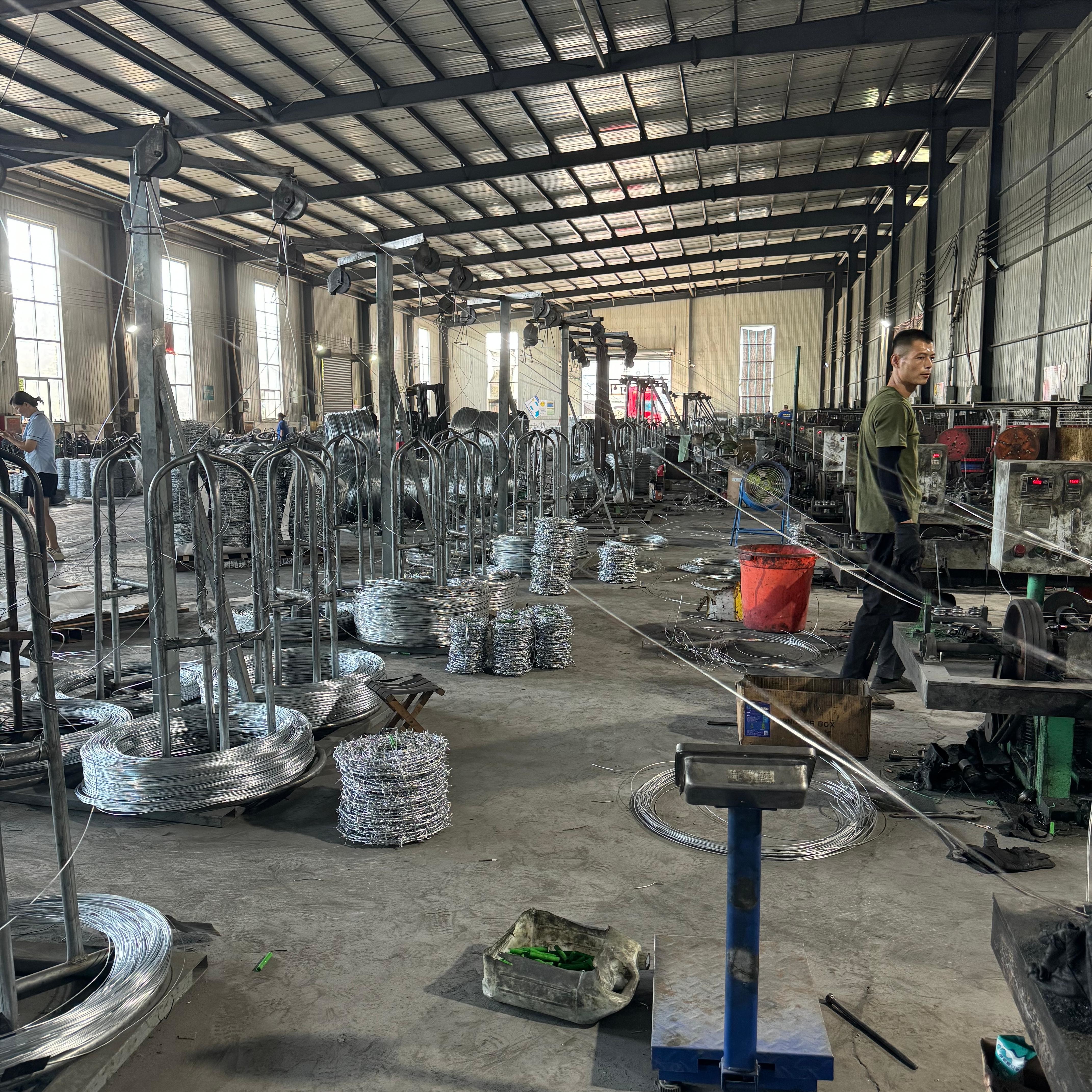 1.6mm 500m 25kgs/Roll Galvanized Barbed Wire Hot Dipped