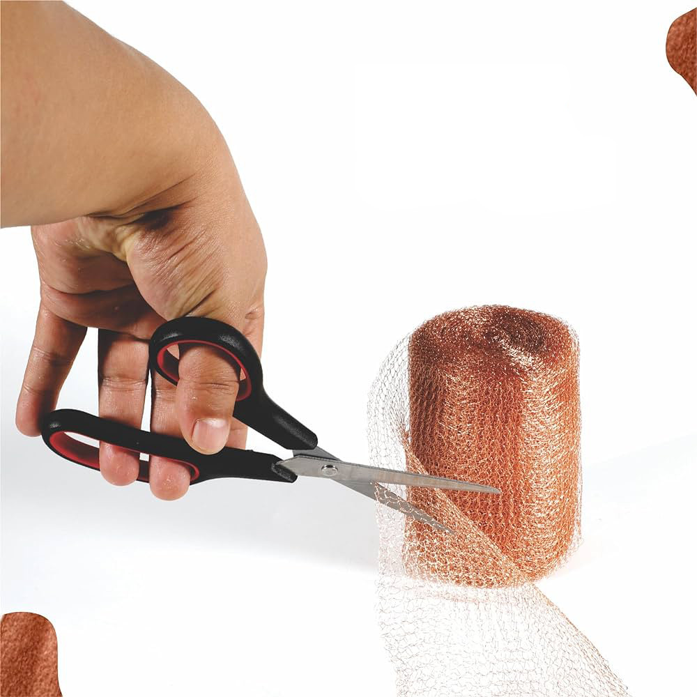 Effective Copper Mesh Rat Control Kit 98% Porosity Copper Rodent Barrier For Openings