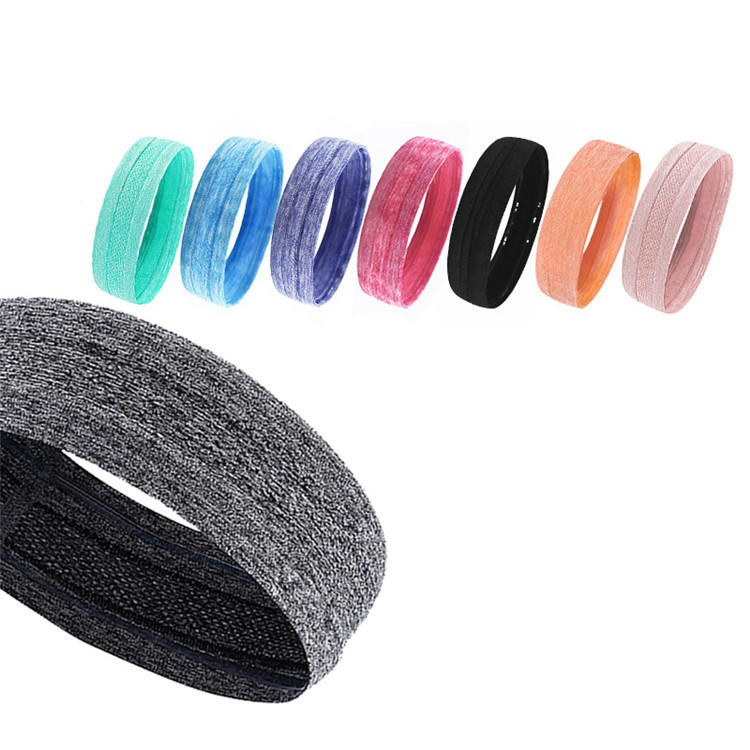 Girls Athletic Soft Elastic Stretch Headbands Soft Stretchy Fitness Tennis Sweatband