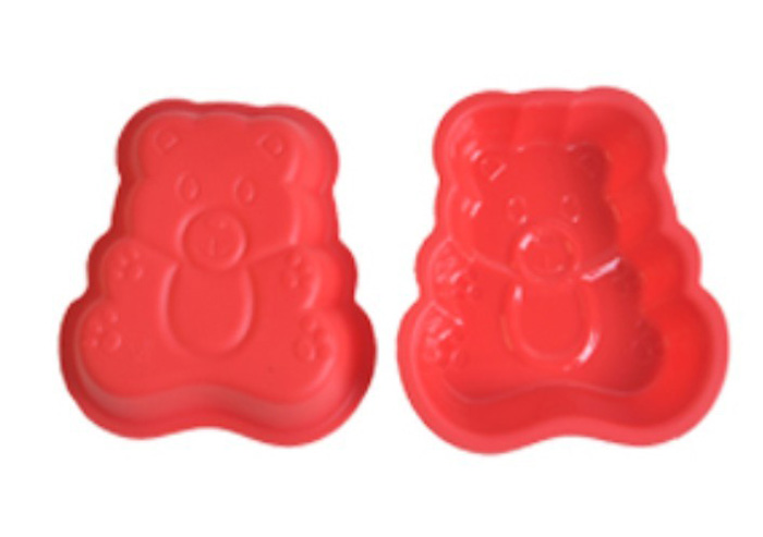 Silicone manufacturer Silicone baking tools mini panda shaped silicone cake mold SB-011