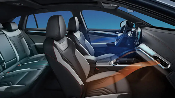 2023 2024 VW ID4 ID6 Crozz Pure Ev Car 600Km High Speed Electric Vehicle Maximum Speed 160 L*W*H mm 4891*1848*1679mm