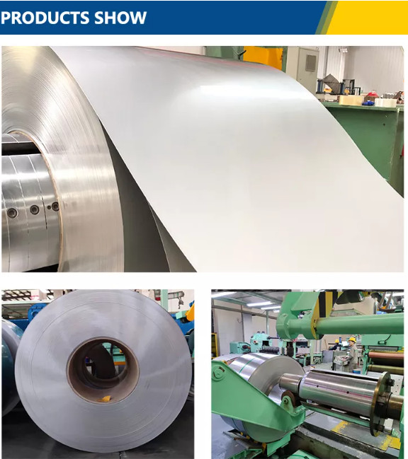 0.1mm 316 Stainless Steel Coil 2B Mirror Finish For Decoration