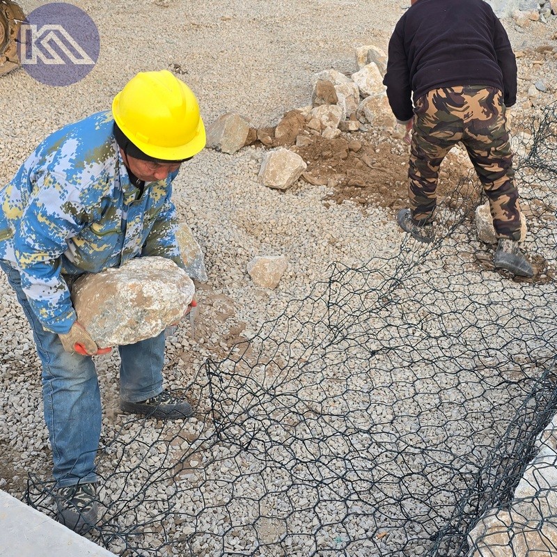Galvanized Reinforced Gabion Basket River Bank Flood Control Erosion Protection CE ISO