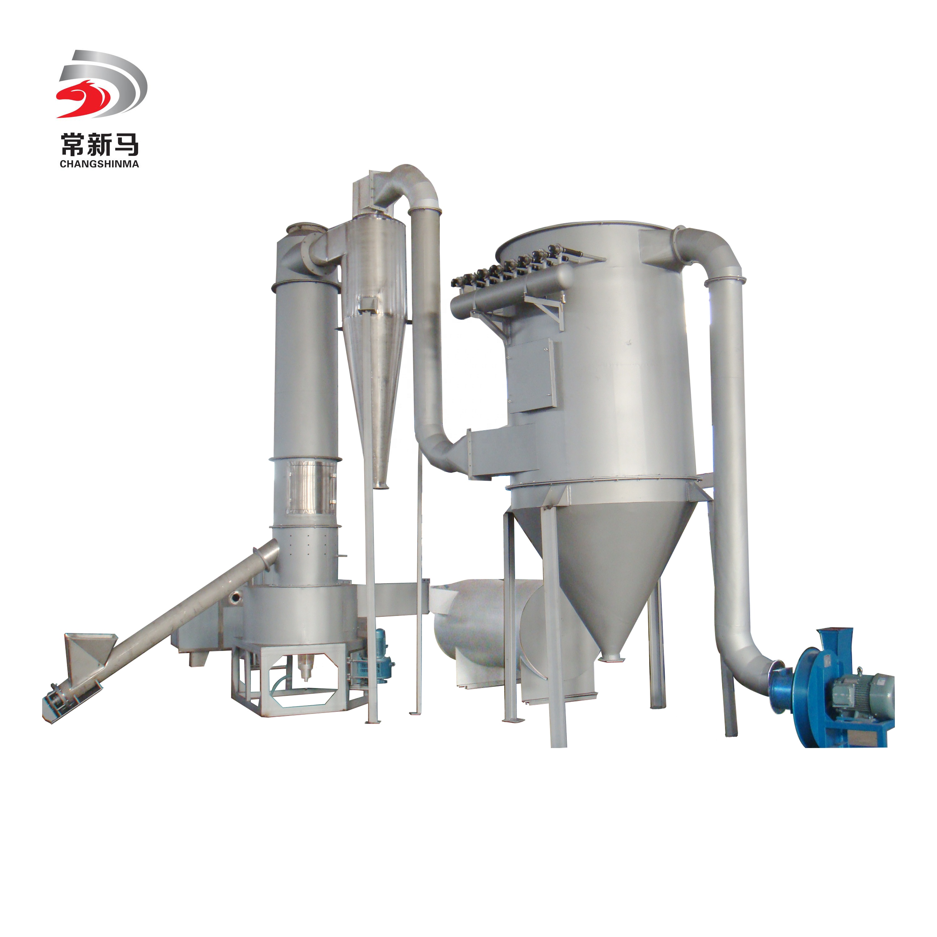 400kg/H Industrial Spin Flash Dryer Mini Powder Auto Flash Dryer SS316
