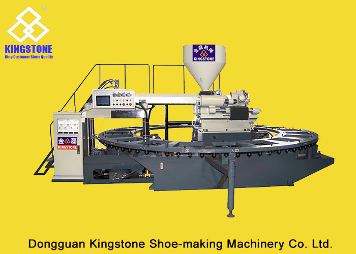 120-200 Pairs / Hour PVC lady's Sandal Slipper Making Machine Single Color Air Blowing Machine