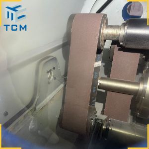 Automatic Sanding Belts Wire Polishing Machine Steel Straight Wire Rods