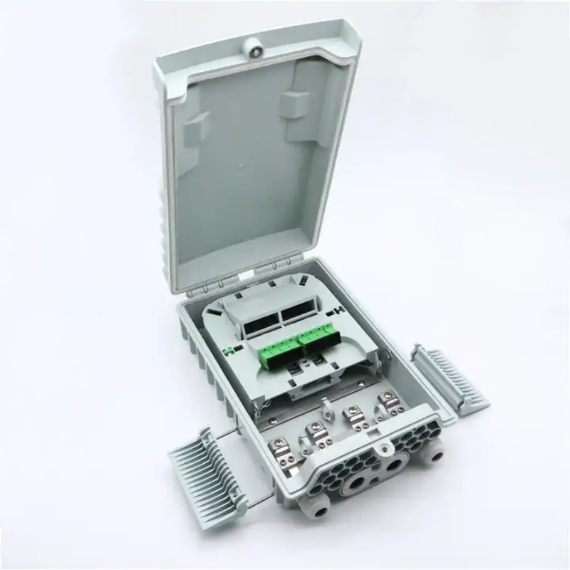 Time 1 year FTTH IP65 junction box fiber optics Splitting Optical distribution box For FTTx