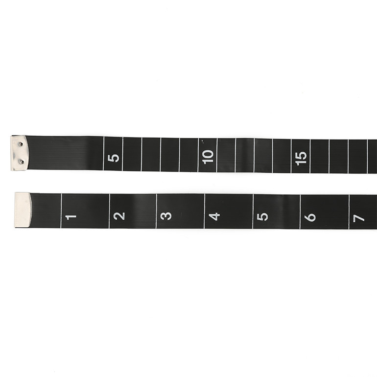 Wintape Black Flexible Tape Measure White Markings Polyethylene Fiberglass Centimeters Promotional Gift Measure Tape