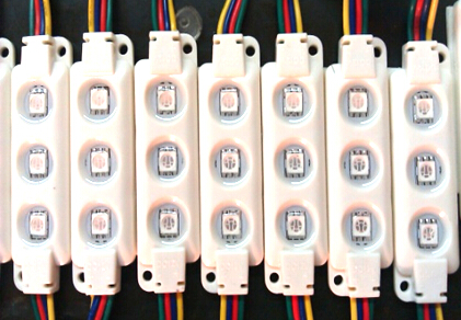4leds 5050 SMD LED Module Light White Color Injection Waterproof