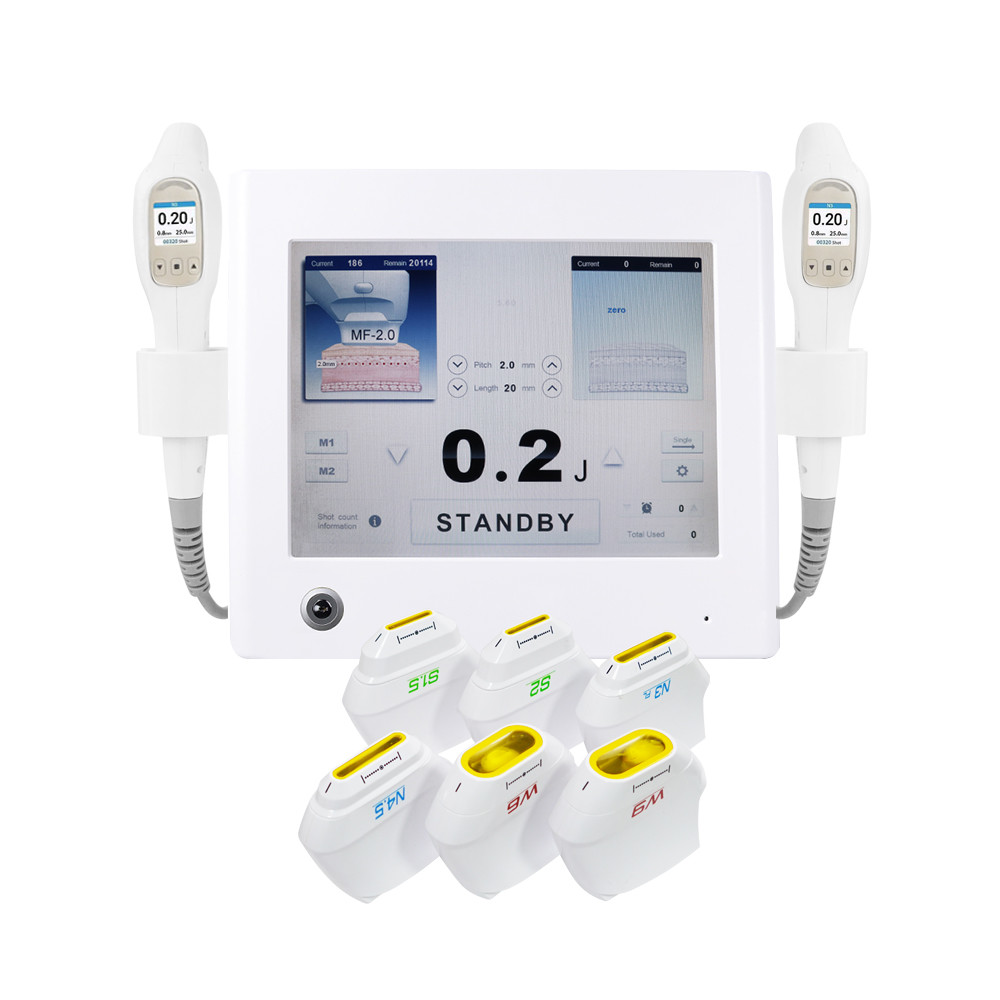 HIFU Machine AS-HF-7d with 5.5MHz Frequency 15 Inch Touch Screen and Adjustable Dot Distance