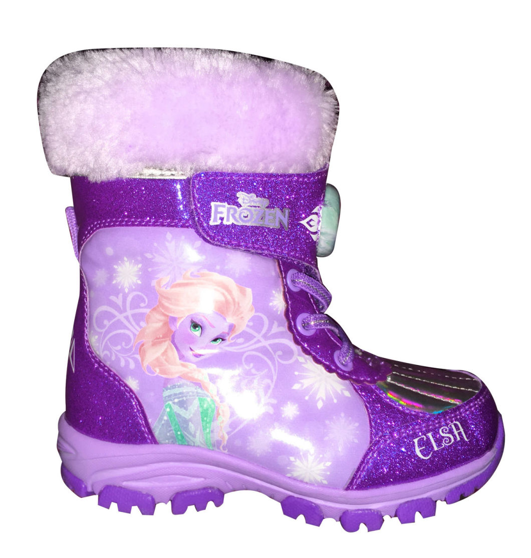 Snow Boots Warm Winter Fur Boots PU Boots Non-Slip Boots Soft Boots Outdoor Boots for Kids