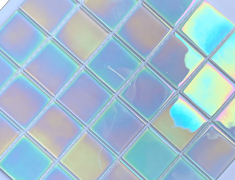 300*300*8mm Porcelain Mosaic for Indoor Swimming Pool Hotel Building Material