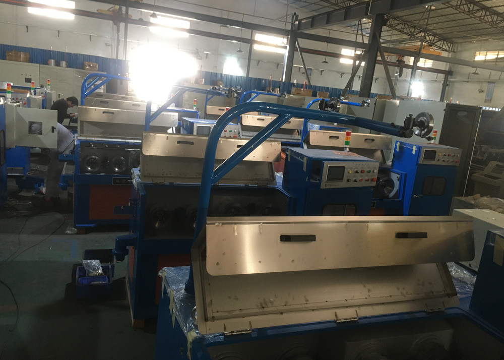 Copper Wire Drawing Machine Cable Extruder Production Line