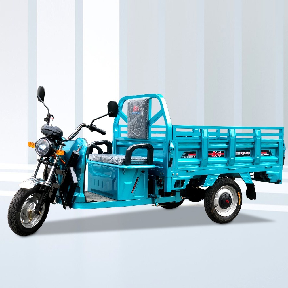 72V Electric Trike Scooter Three Wheel Motorized Driving Type Tricycle with Open Body