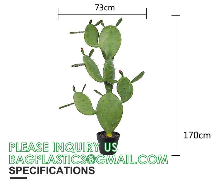 Artificial Cactus Fake Big Cactus 36 Inch Faux Cacti Plants For Home Garden Office Store Decoration