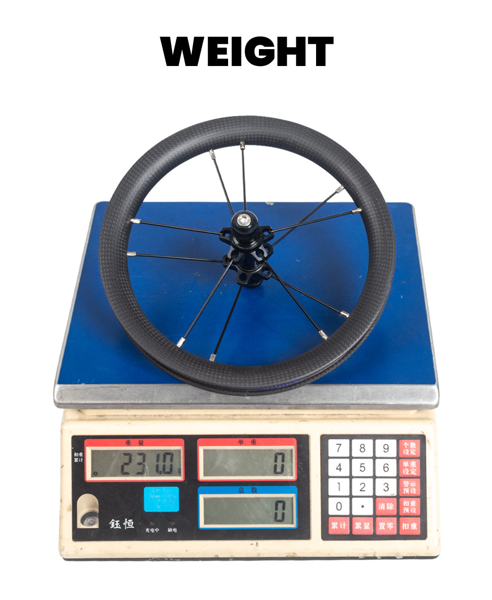 Small Kids Bike Wheel Full Carbon Fiber Children Push Balance Bike