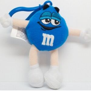 Buy cheap M&amp;M’ Character Blue Keychain Plush Toys product