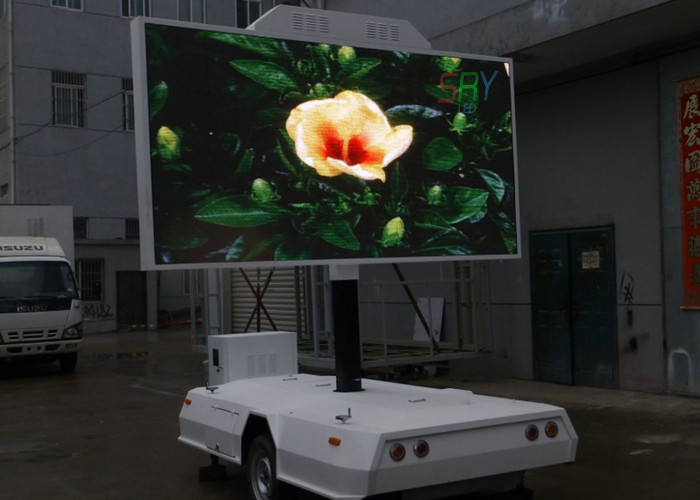 10mm Truck Mounted LED Screen , Outdoor DIP346 Mobile LED Screen Trailer