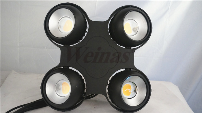 Led Par Can Lights Warm White 4 Eyes COB Led TV Show Audience Blinder Light