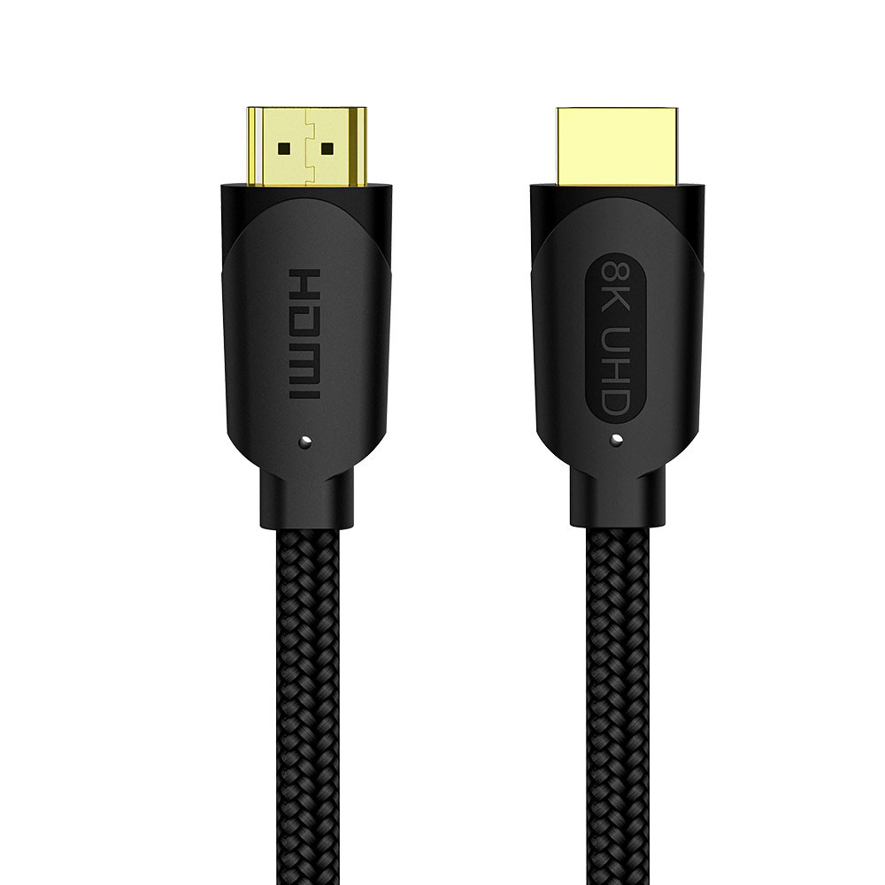 8Gbps Hdmi Cord With Ethernet , Braided HDCP 2.2 Certified Hdmi 4K 60Hz Cable